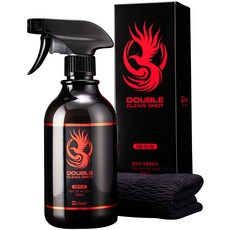 엠크린 더블클린샷 자동차실내 세정 코팅제 피톤치드향 500ml + 다용도타월, 1개