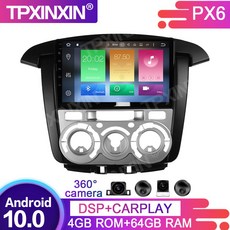 영어 매뉴얼 64GB PX6 Android 10.0 도요타 Innova 2008-2014 차량용 멀티미디어 플레이어 GPS 내비게이션 호스트 라디오 오디오 스테레오 녹음기, Android 10.0 1 16GB, 1개
