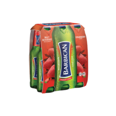 BARBICAN Strawberry Non-Alcoholic Drink - 무알코올 탄산음료 바비칸 딸기, 6개, 330ml