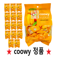 [국내배송] 탑젤리 베트남 망고 젤리 탑 프루트 다낭한시장 COOWY, 320g, 15개