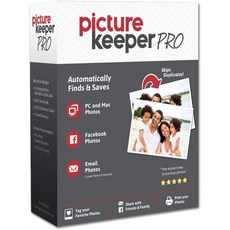 스마트 USB 백업 드라이브 500GB-Picture Keeper PRO PC 및 MAC 노트북 및 컴퓨터 용 외부 사진 비디오 및 파일 백업 장치, 단일옵션