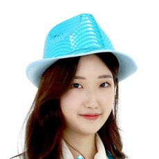 반짝이중절모
