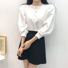 어깨셔링 맨투맨 티셔츠