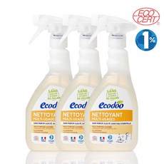 에코두 프랑스 욕실 아기욕조 세정제 무향, 500ml, 3개