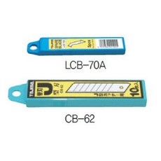 [TAJIMA] 타지마 커터칼날 LCB-50RBDH 규격18mm 블랙더블/컷터칼날, 1개 - lcb2k