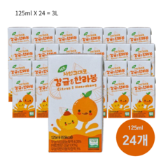 자담 자연그대로 감귤 앤 한라봉 주스, 3L, 1개