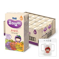 요미요미 사과배포도 125ml 24개 (매일유업 컵홀더 1개)