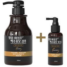 힐텀 어성초 맥주효모 탈모완화 쿨링 스프레이 120ml, 힐텀 맥주효모 샴푸 + 힐텀 두피토닉(할인), 1세트