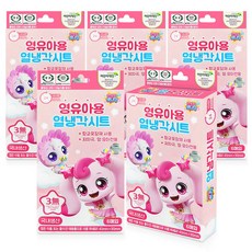 국내생산 캐치티니핑 영유아용 열냉각시트 저자극 열패치, 5개, 6매입