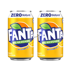 환타 제로 파인애플맛, 355ml, 6개