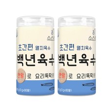 소스락 백년육수 3g x 80 2개 초간편 멸치육수 코스트코, 240g