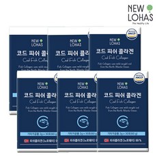 뉴로하스 노르웨이 코드 피쉬콜라겐 스틱 6박스, 6개, 60g