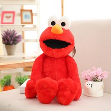 정품 세서미 스트리트 인형 INS 봉제 완구 Aimo 쿠키 몬스터 빅 버드 인형 인형, red, 23cm