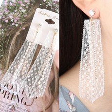 카밀라 [당일발송] 레이스 귀걸이