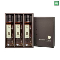 초산정 현미식초 선물세트 1560ml(520mlx3병) / 식초명가 자연발효식초 홍초 미초 흑초, 1.5L, 1개