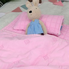 보아요 피그먼트 솜사탕 여름 낮잠이불, 핑크
