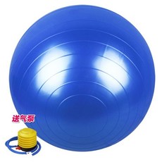 뜨거운 판매 작은 팬 당신 리듬 체조 공 학교 소품 체육관 쿠션 피트니스 공 작은 요가 공 홈, 파랑 【에어 펌프, 에어 풀, 볼 플러그】 _85C