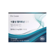 닥터린 식물성 멜라토닌 함유 멜라바인 400mg 30정/mj, 30정, 1개