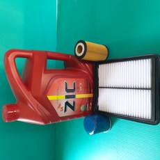 올뉴카니발2.2디젤오일교환4종셋트(에어A9200+오일2F100+캐빈3SAA0+엔진오일6리터 지크10W-30/6리터1개)