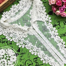 절묘한 자수 레이스 셔츠 칼라 실용 diy 공예 의류 장식 레이스 패브릭 neckline 의류 액세서리, 단일