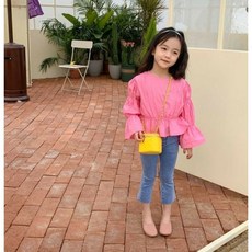 여아데님팬츠레이스