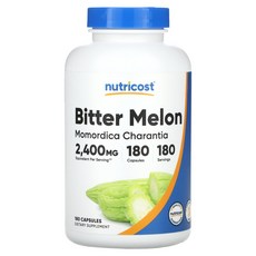 뉴트리코스트 비터멜론 2400mg 180캡슐 Nutricost Bitter Melon
