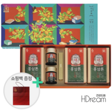 정관장 다보록 진심편 정성 홍삼 부모님 명절 설 선물 세트 쇼핑백 드림 HD 정관장홍삼, 1개