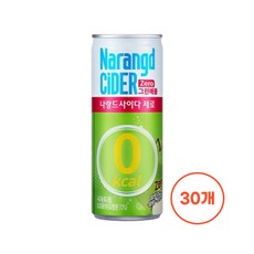 나랑드사이다 캔 그린애플 245ml 30개
