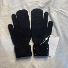 스티치 타비 글로브 울장갑 세손가락 니트장갑