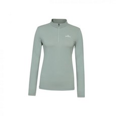 매장정품 아이더 EIDER POP 솔리드 여성 긴팔 짚업 티셔츠_Light Khaki DWP25281K6 147051