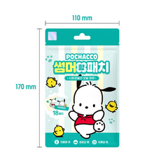 아텍스 포차코 산리오 캐릭터 썸머향패치 18p, 4개