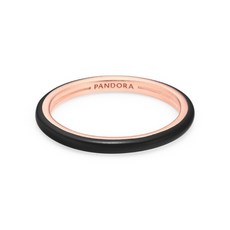 판도라 189655C01 판도라 미 블랙 에나멜 로즈 반지
