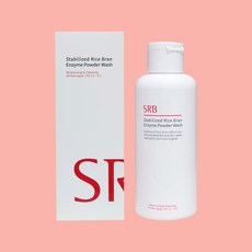 SRB 쌀뜨물효소 세안제 온가족폼클렌저 스크럽 저자극각질케어 효소팩 수분촉촉 탄력 주름개선 미백