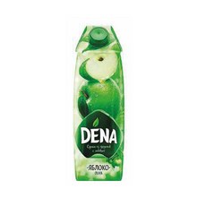 Сок DENA яблочный, 1 л