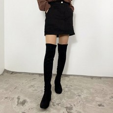굽없는롱부츠