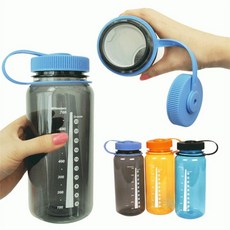 국내산 프리미엄 스포츠 속마개 뚜껑 일체형 물병 700ml, 블루, 1개