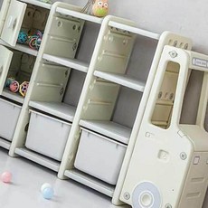 유아 자동차 5단 정리함 어린이 대용량 수납 장난감 칸막이, 1개