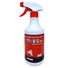 벅스올킬 유제 500ml 1개(안전확인 생활화학제품 제2219-0637호)/바퀴벌레/파리/모기/빈대/벼룩/쥐이/진드기/좀벌레/개미/벌레구제, 1개