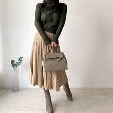 네모 여성용 펄샤인니트 스커트