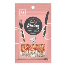 브리더랩 캣츠 다이닝 치킨&대구 슬라이스 20g X 20개, 닭