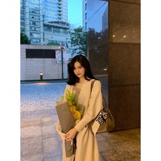 레트로풍 롱가디건 배지터블가디건 소매시보리 셀럽가디건