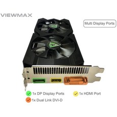 ViewMax ENIGMAX Radeon RX 560 4GB GDDR5 128-Bit DirectX 12 PCI Express 3.0 DVI-D Dual Link HDMI DisplayPort PRO Gamin-B089ZZZKV7, one colorone size