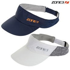 ZONE3 VISOR (2종) 존3 바이저 모자 런캡, NAVY / ORANGE, 1개