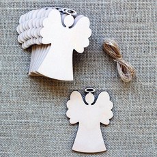 10 조각 DIY 나무 크리스마스 장식품 DIY 공예 Xms 홈 파티 장식에 대 한 장식품을 매달려 미완성 된 나무 크리스마스 트리, JM00255