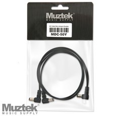 뮤즈텍 양방향 동일극성 DC 케이블 MDC-50Y 50cm, 1개