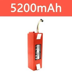 스위퍼 배터리 BRR-2P4S-5200D 5200S 샤오미 로보락 S50 S51 S55 T60 청소 걸레질 로봇 진공 청소기용 5200mAh-12800mAh, 5200mAH 1PCS, 1개, 1개입