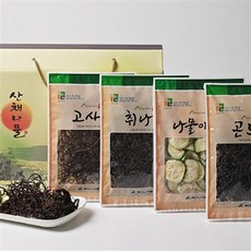 [산채나물세트 1호] 고사리+취나물+곤드래+호박고지 세트