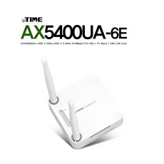 AX5400UA6E USB 무선 랜카드 AX5400 WiFi6, 1개