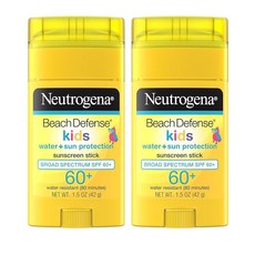 Neutrogena 비치 디펜스 키즈 선스틱 SPF 60 42g 2개 세트 458040, Neutrogena 비치 디펜스 키즈 선스틱 SPF 6