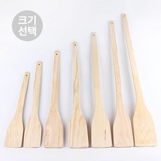 국산 원목 도비 ( 업소용 식당 대형 사각 나무 장주걱 다용도 조리도구 우드 가마솥 양념주걱 ), 길이 500, 1개